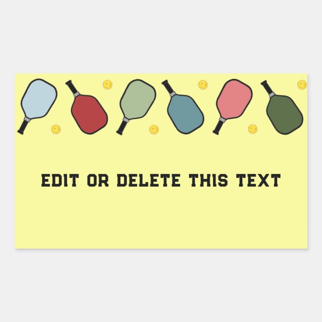 Adesivo Retangular Esportes De Batebol (Frente)