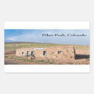 Adesivo Retangular Estação de Pikes Peak
