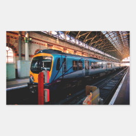 Adesivo Retangular Estação de trem de Manchester