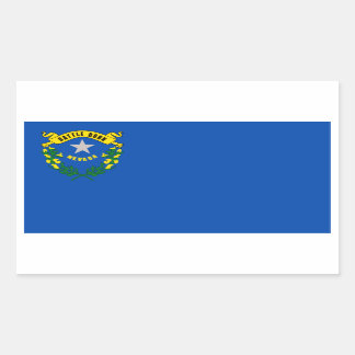 Adesivo Retangular Estado de Nevada Flag, Estados Unidos