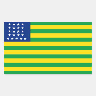 Adesivo Retangular Estados Unidos da América com a bandeira Stickers