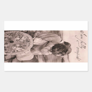 Adesivo Retangular "Estou completamente ocupado!" romântico, beijo de