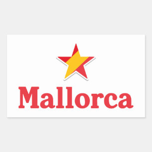 Adesivo Retangular Estrelas da Espanha – Mallorca