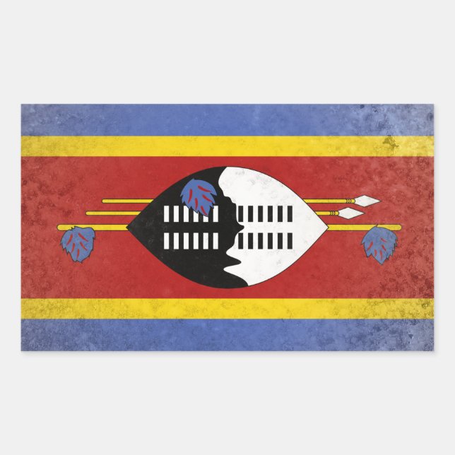 Adesivo Retangular eSwatini (Frente)