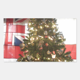 Adesivo Retangular Eu Amo O Evento Especial De Férias Do Reino Unido