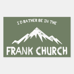 Adesivo Retangular Eu Preferencialmente Estar Na Igreja Frank