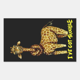 Adesivo Retangular Eu tenho problemas