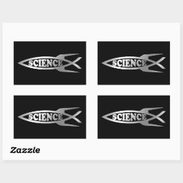 Adesivo Retangular Evolução - Rocket Science