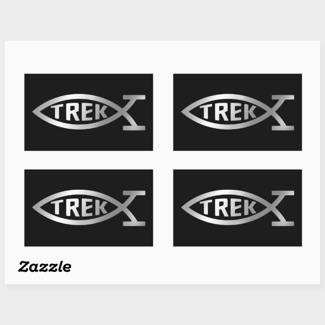 Adesivo Retangular Evolução - Trek (Folha)
