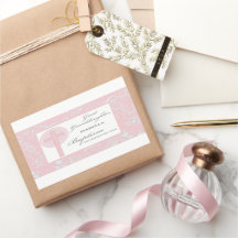 Excelente Batismo Avô Lace Rosa Personalizado