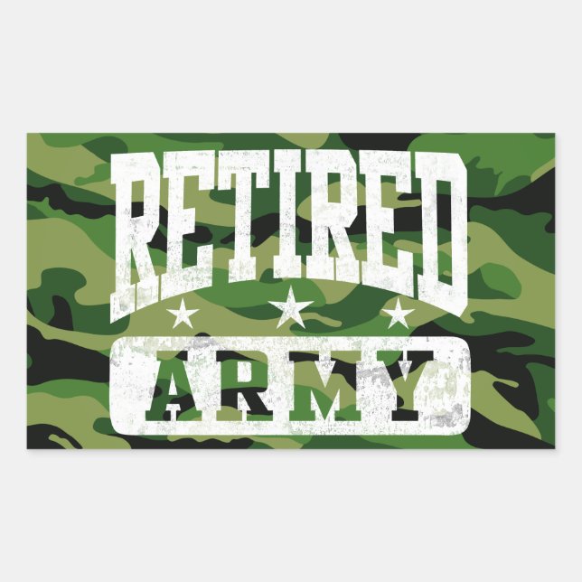 Adesivo Retangular Exército Reformado (Frente)