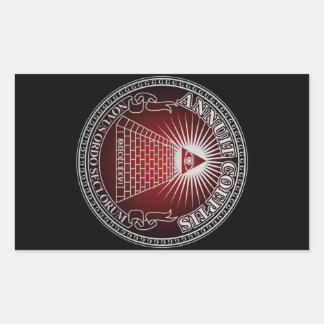 Adesivo Retangular Eye of Providence 4