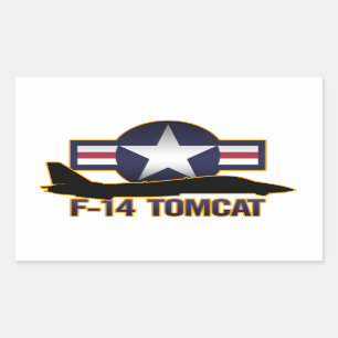 Adesivo Retangular F-14 Tomcat