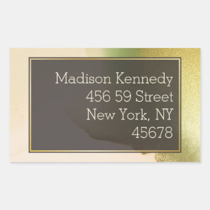 Adesivo Retangular Fab Chartreuse 🤵 Arranjo e Na moda