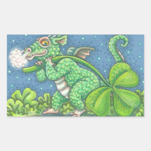 ADESIVO RETANGULAR FANTASIA FANTASY STICKERS IRLANDÊS BABY DRAGON