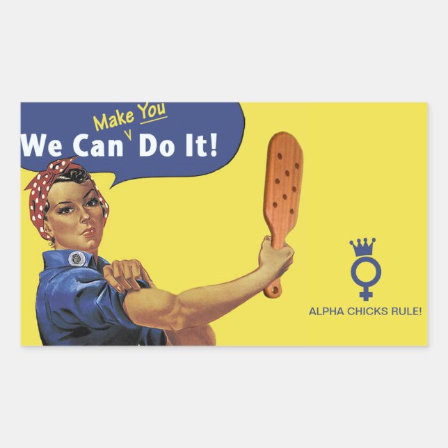 Adesivo Retangular Faremos você fazer isso! (Frente)