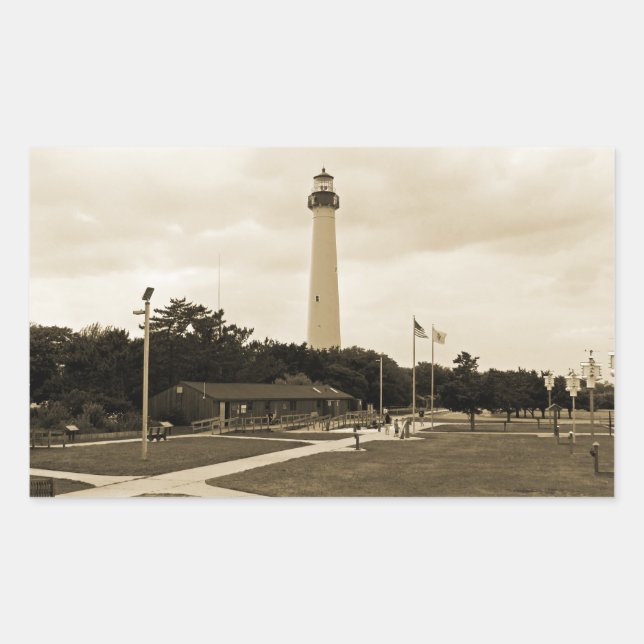 Adesivo Retangular Farol de Cabo maio (Frente)