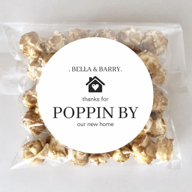 Adesivo Retangular Favor de festa de inauguração de imobiliária perso (Criador carregado)