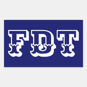 ADESIVO RETANGULAR FDT