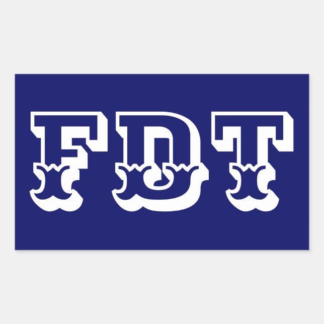 ADESIVO RETANGULAR FDT (Frente)