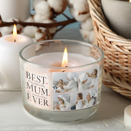 Adesivo Retangular Feliz dia de as mães Rosa de Colagem Moderna