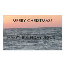 Feliz Natal Feliz Aniversário Jesus Sol Oceano