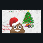 Adesivo Retangular feliz natal poo emoji<br><div class="desc">"feliz natal poo emoji",  "alegria natal poop emoji ""christmas poo emoji",  "christmas poop emoji",  "santa claus poop",  "santa claus poo",  "papais noeis poop",  "engraçado natal",  "poop emoji" "feio natal" poo emoji, , xmas feio, emoji, natal alegre, xmas alegre</div>