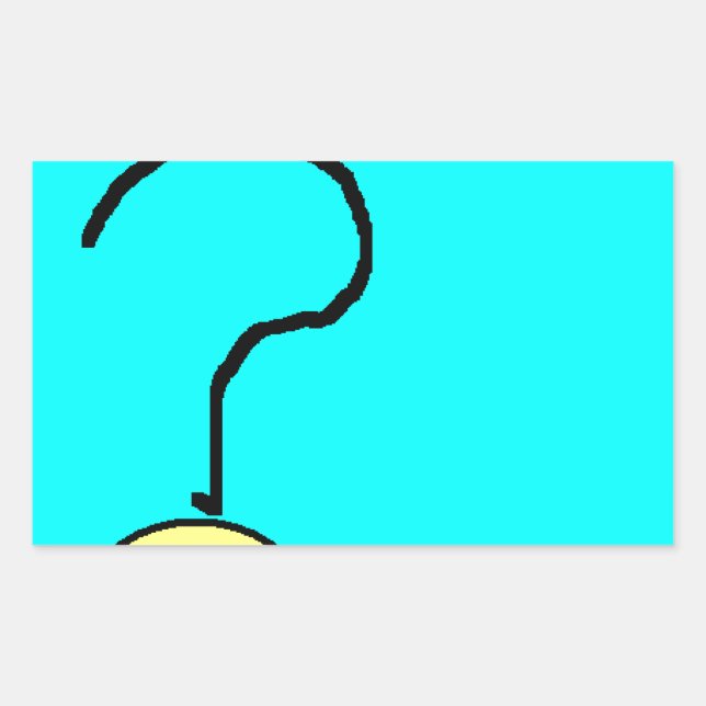 Adesivo Retangular Feliz Sorriso Mark Emoji, Crianças Arte (Frente)