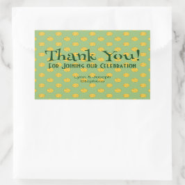 Adesivo Retangular Feliz Sorte pelo Sticker Irlandês