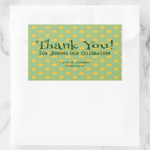 Adesivo Retangular Feliz Sorte pelo Sticker Irlandês