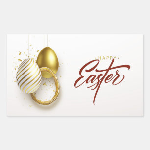 Adesivo Retangular Felz pascoa Retangular