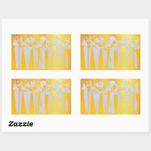 ADESIVO RETANGULAR FÉRIAS