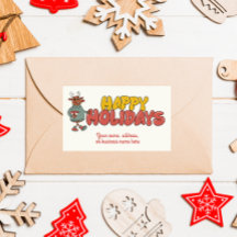 Férias de Natal bonitas e rudolf