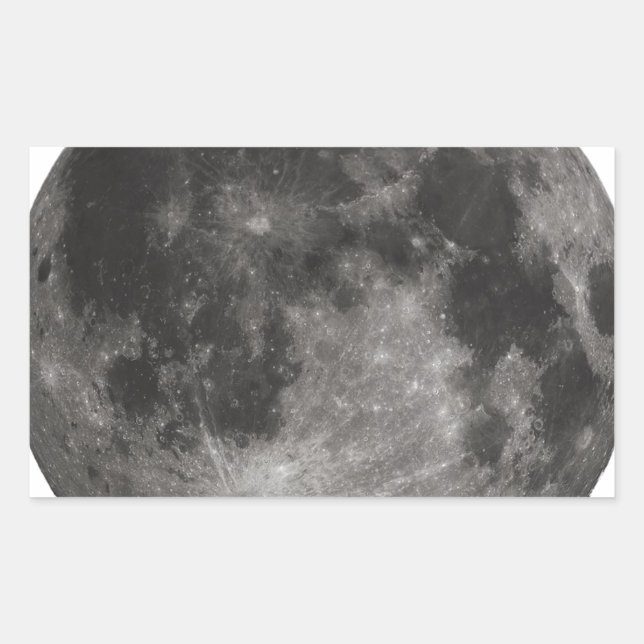 Adesivo Retangular Festa Espacial da Lua Escritório Chuveiro Paz Amor (Frente)