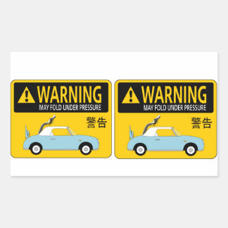 Adesivo Retangular Figaro Sticker