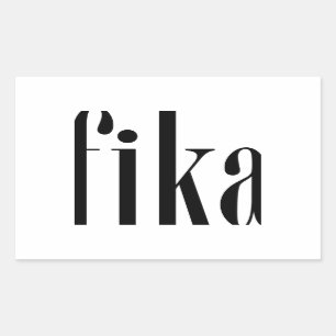 Adesivo Retangular Fika