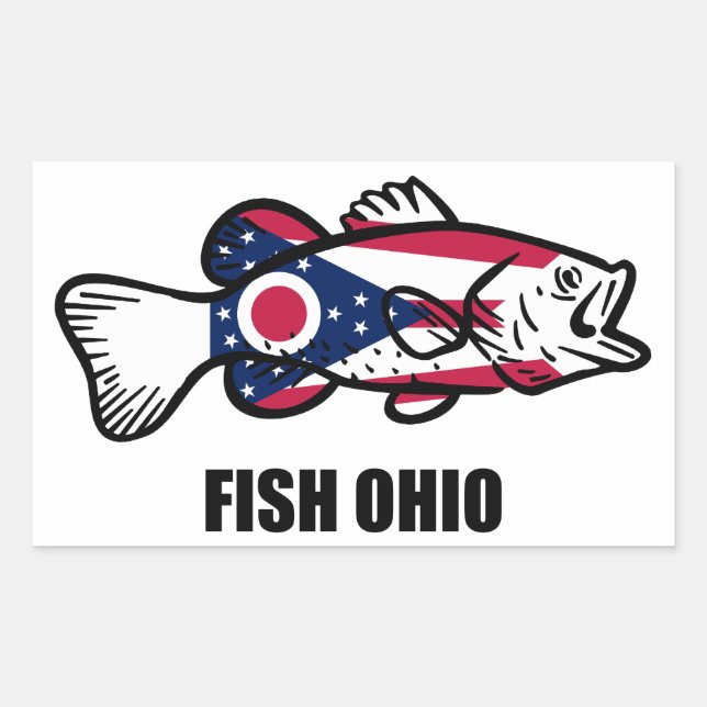 Adesivo Retangular Fish Ohio (Frente)