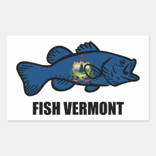 Adesivo Retangular Fish Vermont