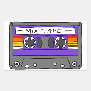 Adesivo Retangular Fita Clássica Mix