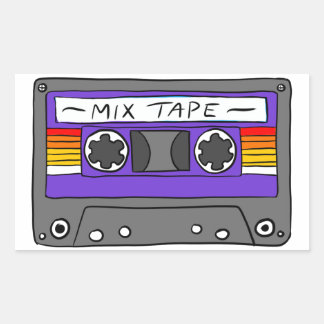 Adesivo Retangular Fita Clássica Mix