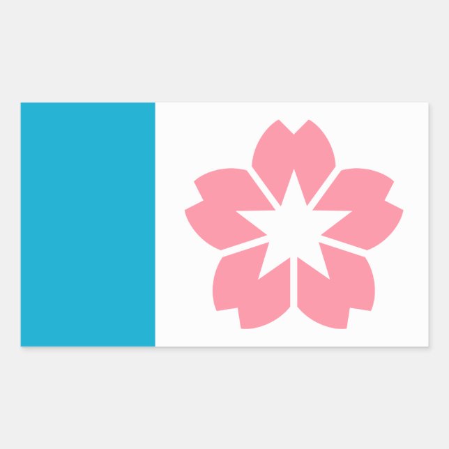 Adesivo Retangular Flag of Salem, Oregon (Frente)