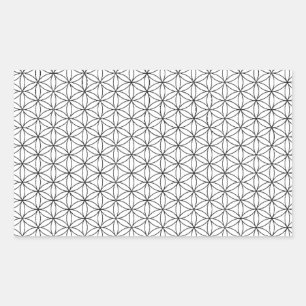 Adesivo Retangular Flor da vida