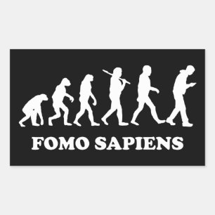 Adesivo Retangular Fomo Sapiens