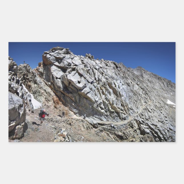 Adesivo Retangular Forester Pass Catwalk - John Muir Trail (Frente)