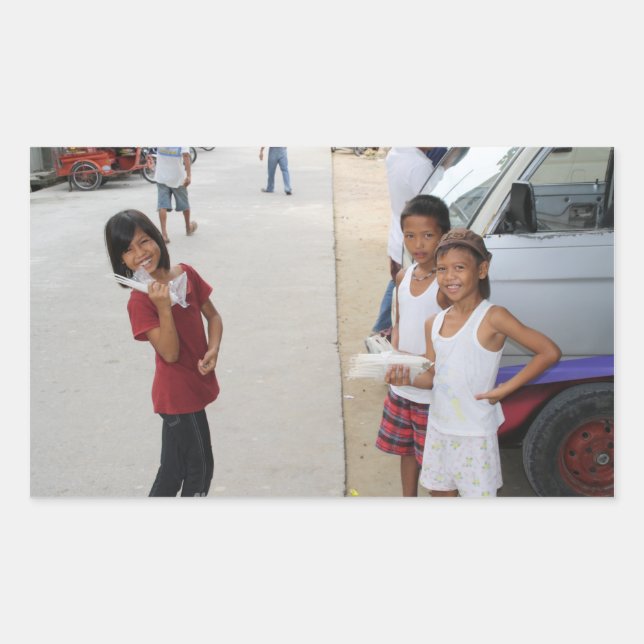 Adesivo Retangular Fornecedores de velas (Frente)