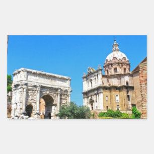 Adesivo Retangular fórum romano