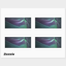 Foto da paisagem das luzes do norte