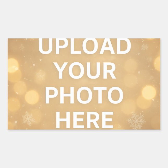 Adesivo Retangular Foto Personalizada (Frente)