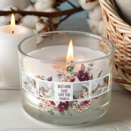 Adesivo Retangular Fotografias de Colagem Moderna: Melhor Presente da