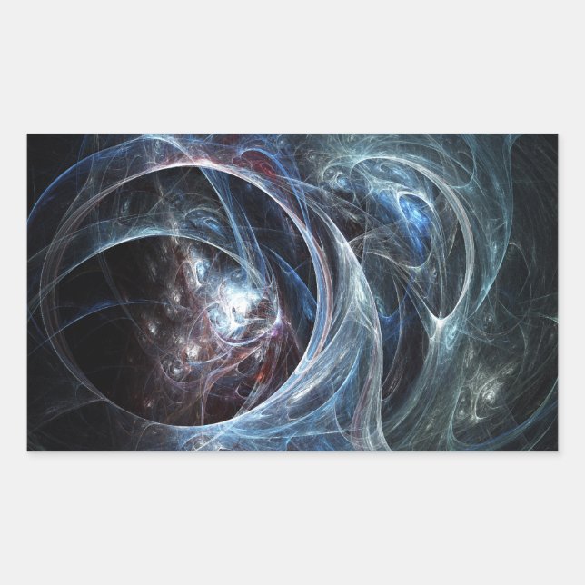 Adesivo Retangular Fractal Sticker: Caverna de Aranha (Frente)